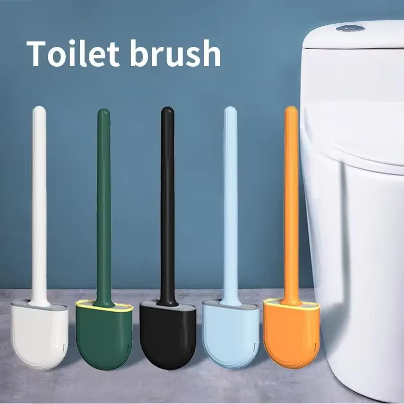 Toilet Brush Holder - Cepillo de silicona colgante para inodoro