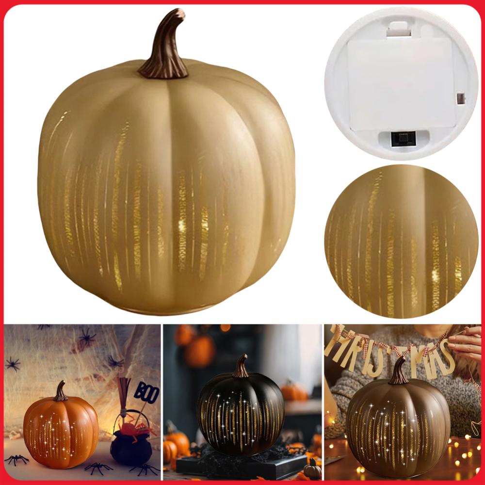 Home Bathroom Glass - Calabazas con Luces LED de Noche