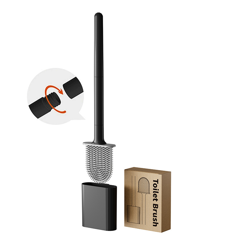 Toilet Brush Holder - Mini escobilla de silicona para inodoro