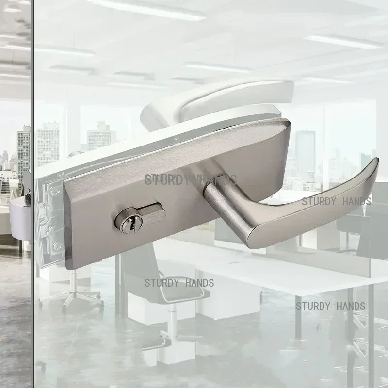 Home Bathroom Glass - Cerradura de puerta de vidrio para