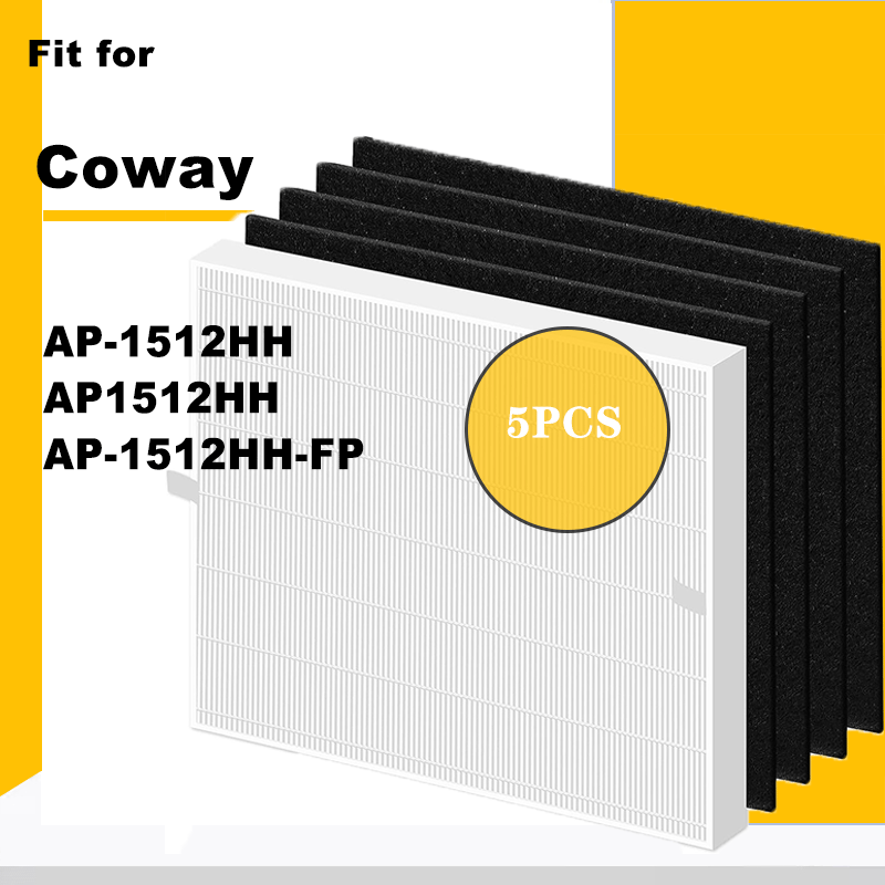 Coway Air Purifier Ap-1512Hh - Filtros HEPA compatibles con Coway AP-1512HH-FP,