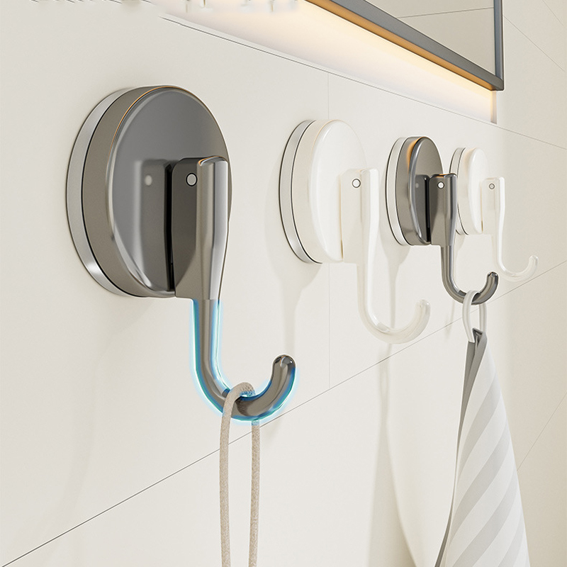 Tiny Home Bathroom Kitchen - Ganchos con ventosa, sin perforaciones, multifuncional,