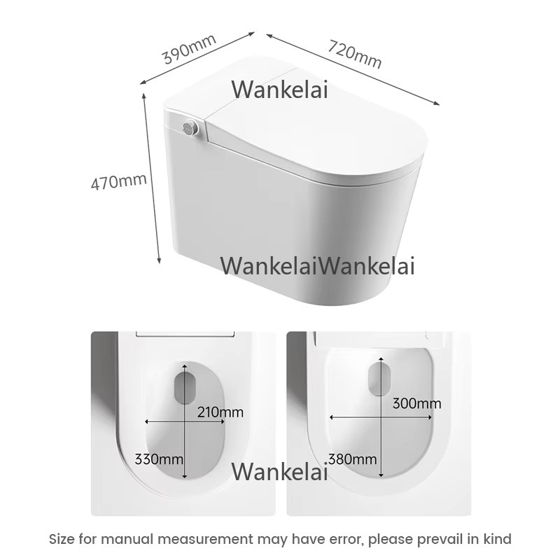 Home Bathroom Ware - Toilete totalmente automático antisalpicaduras de secado