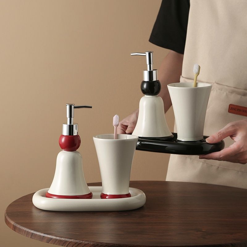 Home Bathroom Ware - Botella de cerámica para loción de