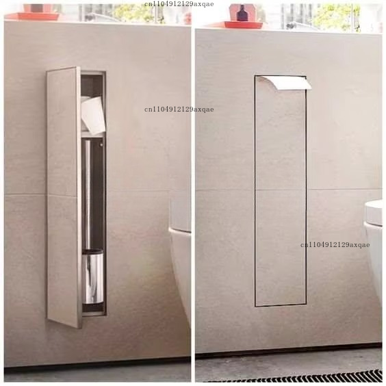 Toilet Brush Holder - Soporte oculto de acero inoxidable 304