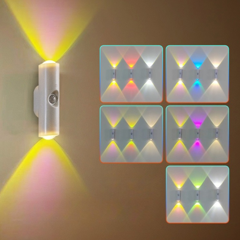 Home Bathroom Lights - Luz nocturna inteligente con gradiente RGB,