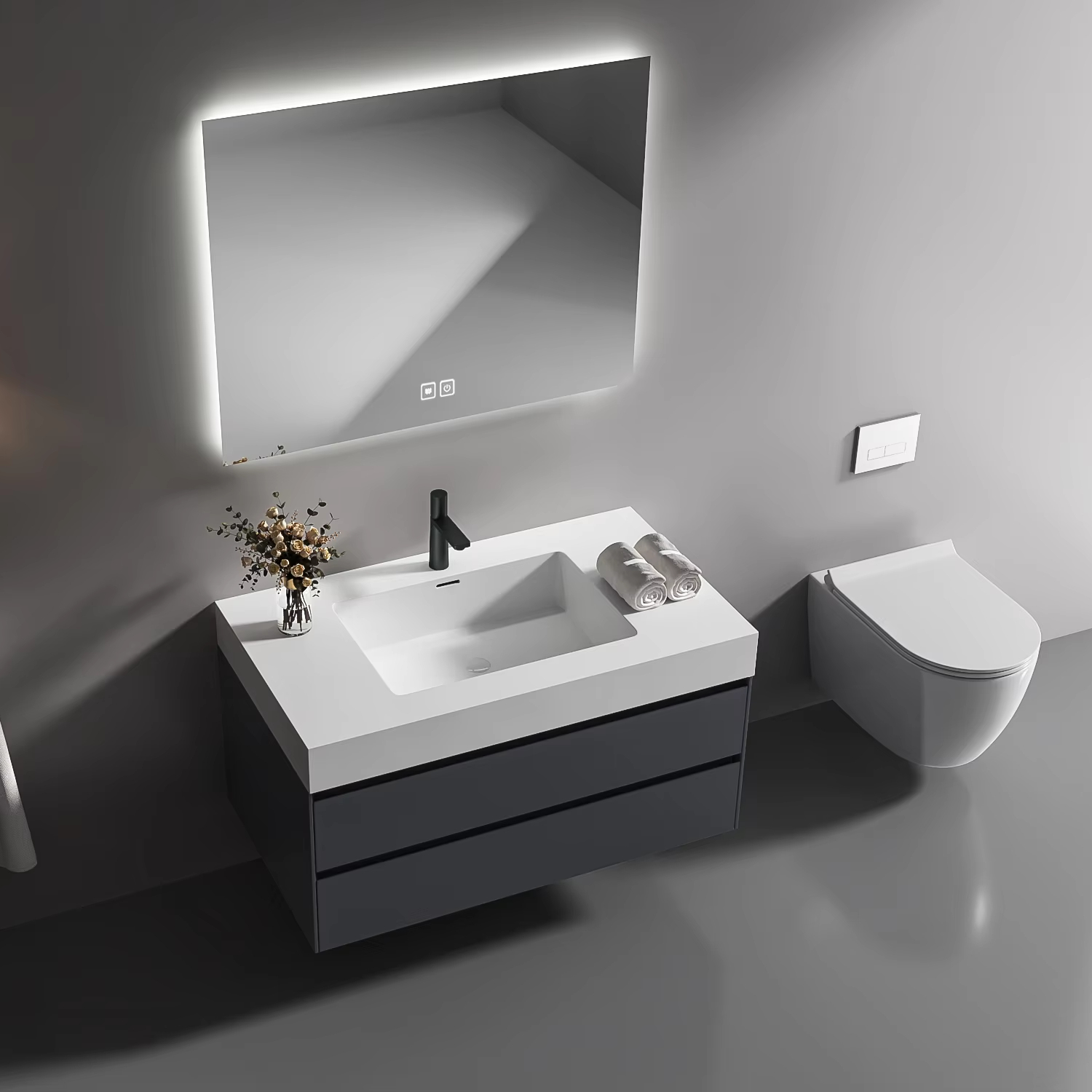Home Bathroom Trends - Mueble de Baño Moderno de Lujo
