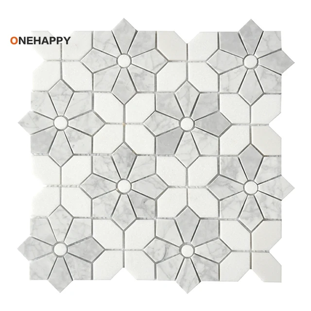 Home Bathroom Tiles Design - Azulejo de mármol mosaico para cocina