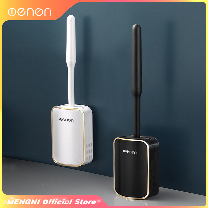 Toilet Brush Holder - MENGNI-escobilla de baño de lujo, montaje