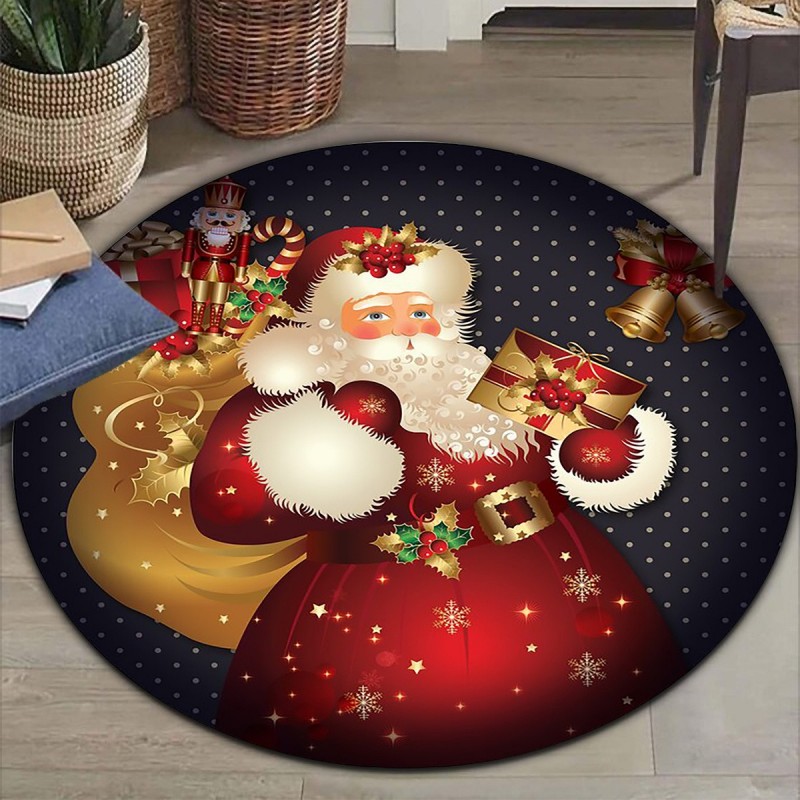Home Bathroom Trends - Alfombra redonda con diseño de dragón
