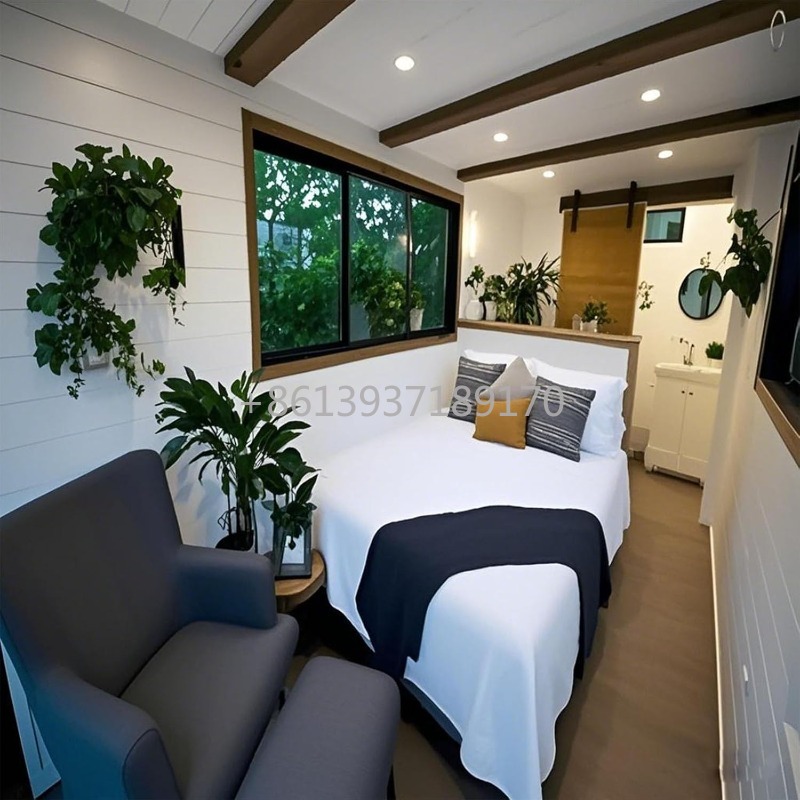Tiny Home Bathroom Kitchen - Casa pequeña prefabricada expandible de lujo
