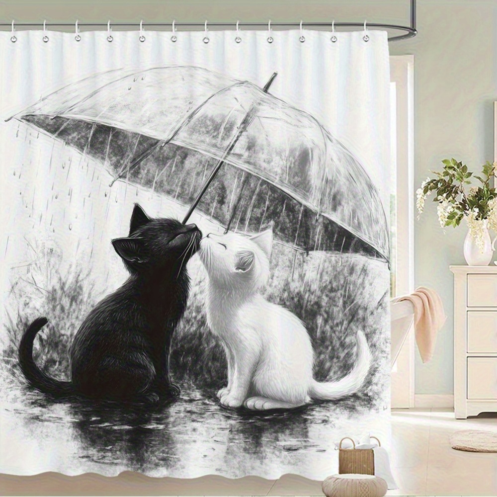 Cortina de Ducha Impermeable p - Home Bathroom Tiles Design reseña y precio