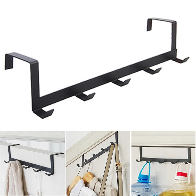 Ganchos sobre la puerta, 5 gan - Tiny Home Bathroom Kitchen reseña y precio