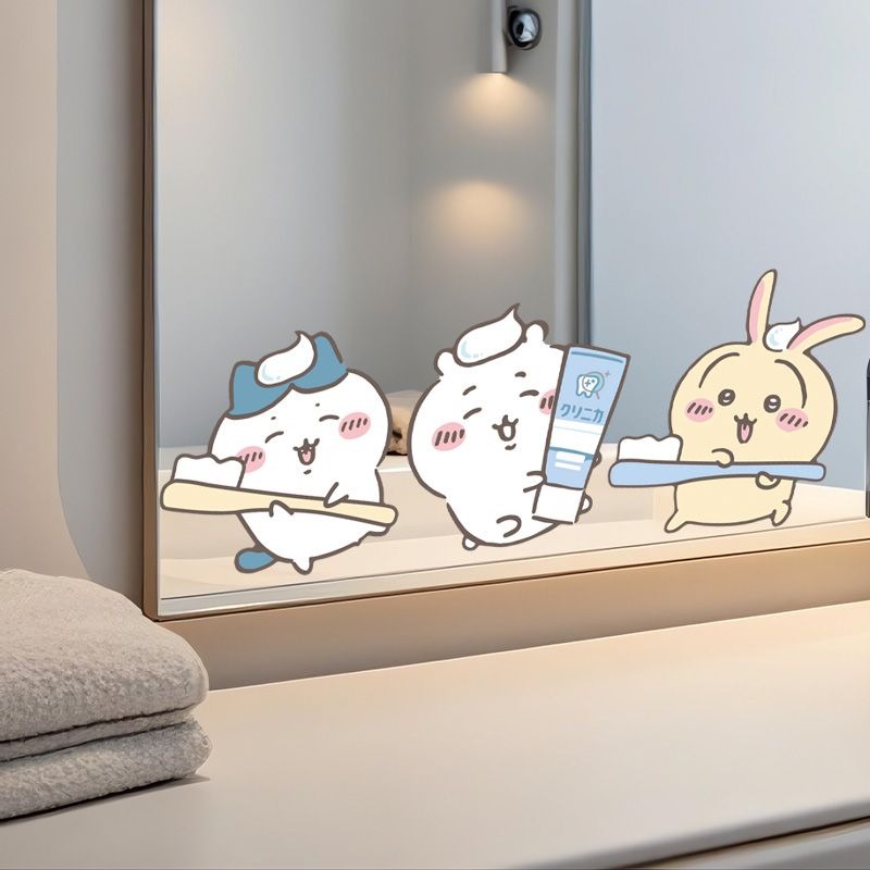 Pegatinas de Espejo Chiikawa,  - Home Bathroom Model reseña y precio