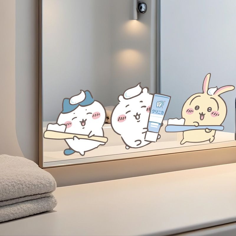 Pegatinas de Espejo Chiikawa,  - Home Bathroom Model reseña y precio