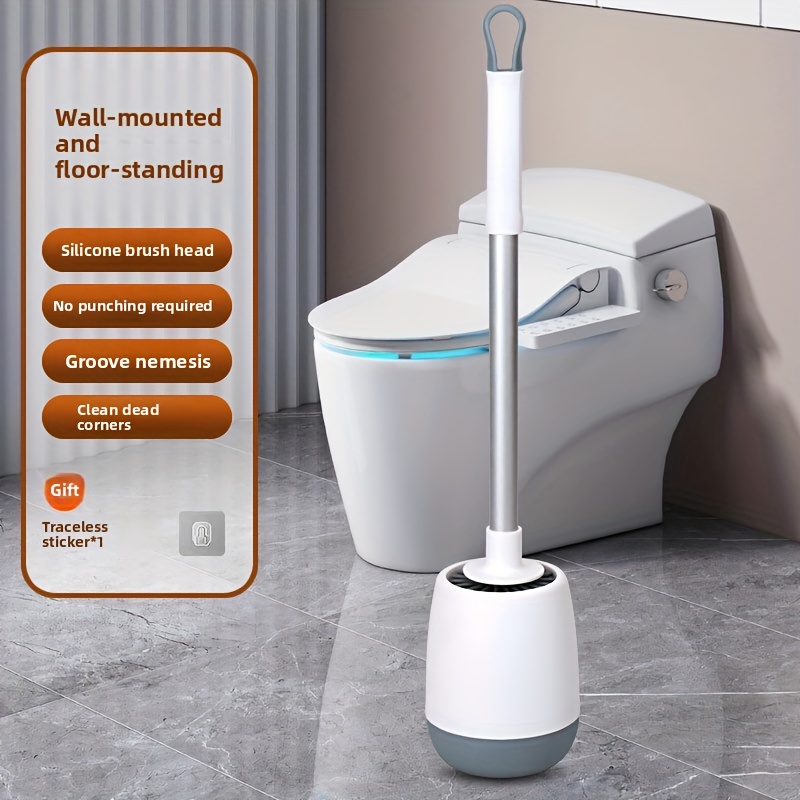 ​ Juego de escobilla de baño v - Toilet Brush Holder reseña y precio