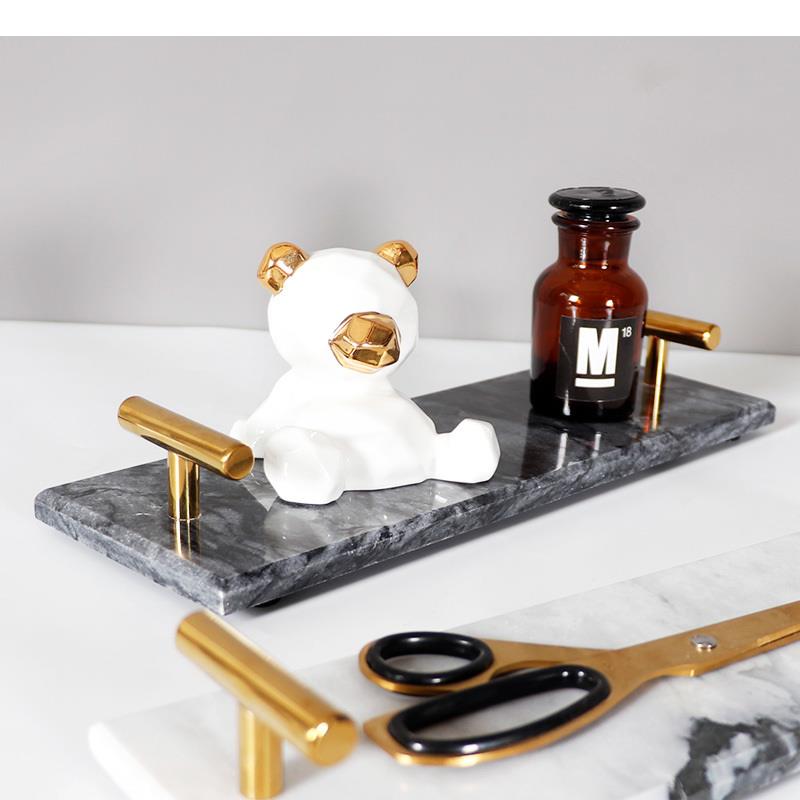 Bandeja de mármol Natural nórd - Tiny Home Bathroom Kit reseña y precio