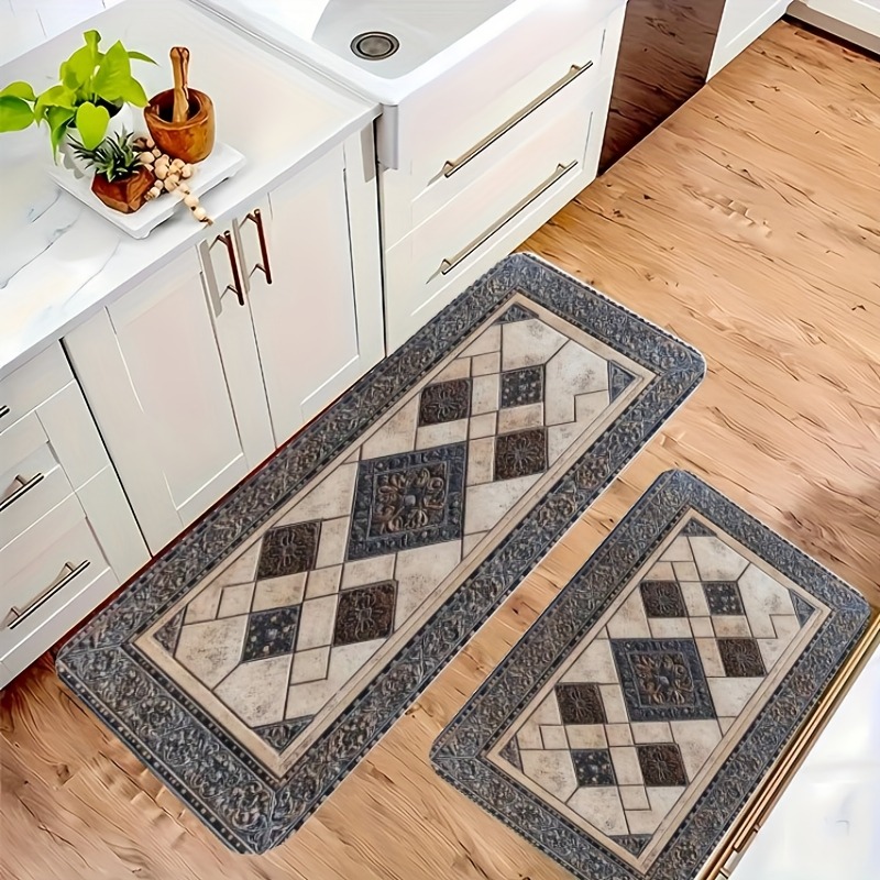 Alfombra de suelo para cocina, - Home Bathroom Tiles Design reseña y precio