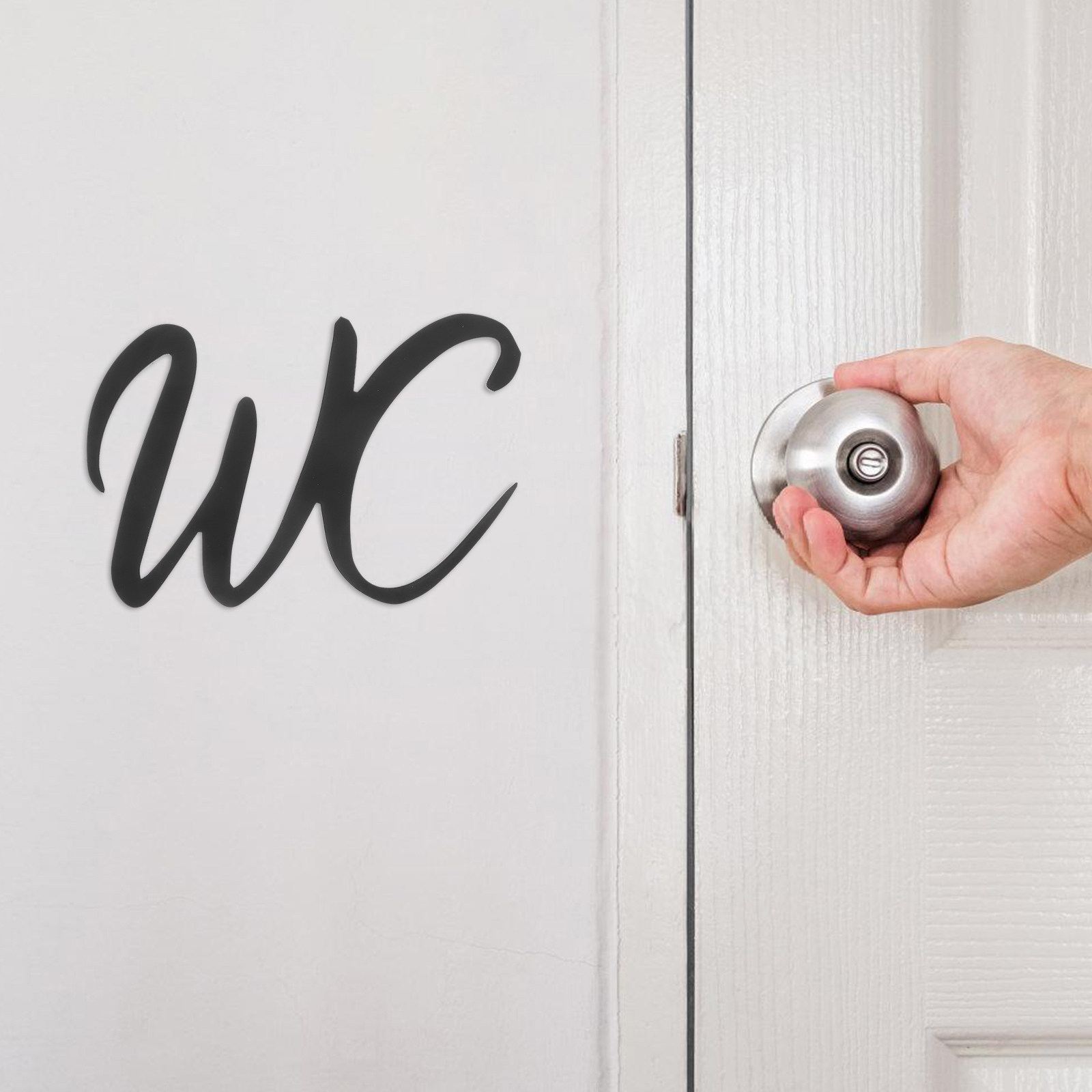 Letrero de Puerta de Baño Unis - Home Bathroom Door Signs reseña y precio