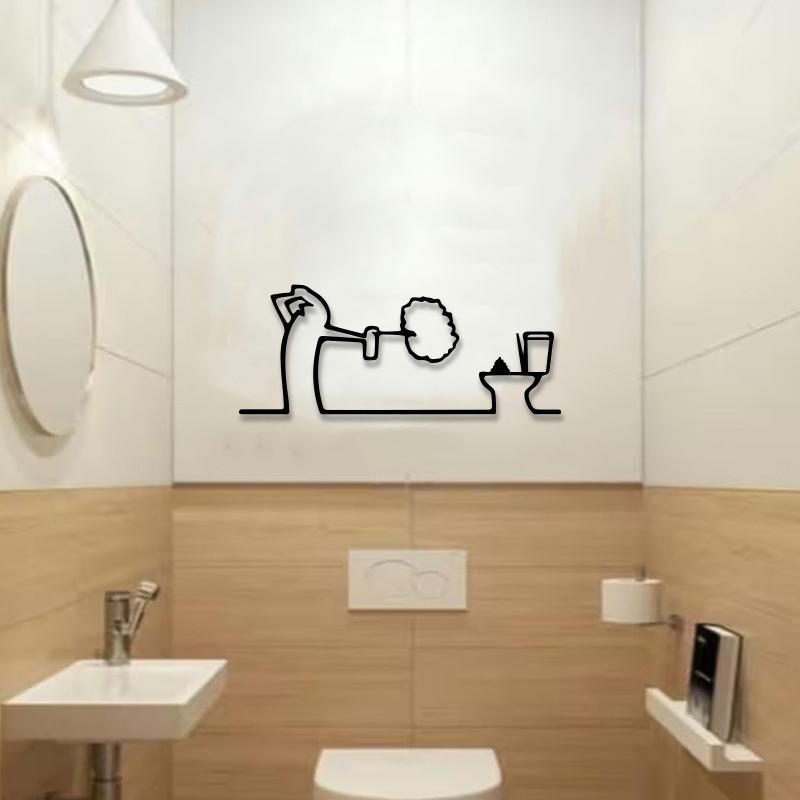 Nuevo Letrero Metálico Minimal - Home Bathroom Door Signs reseña y precio