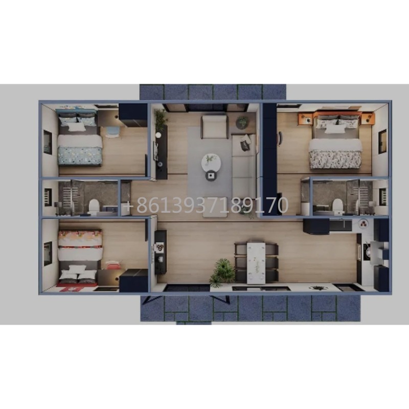 Casa pequeña prefabricada modu - Tiny Home Bathroom Kitchen reseña y precio