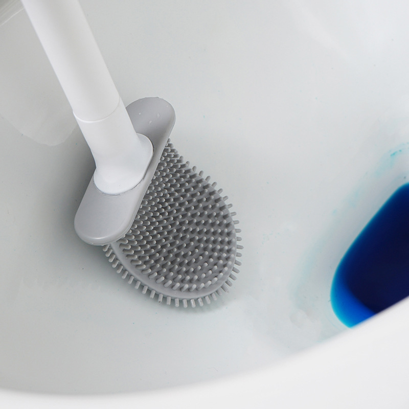 Mini escobilla de silicona par - Toilet Brush Holder reseña y precio