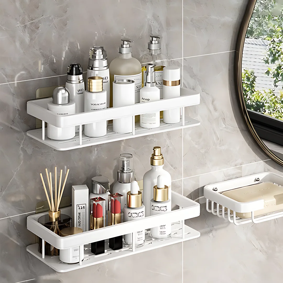Estante de baño de 2 uds., org - Tiny Home Bathroom Kitchen reseña y precio