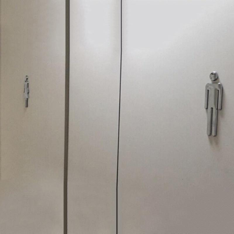 Letrero de puerta de inodoro c - Home Bathroom Door Signs reseña y precio