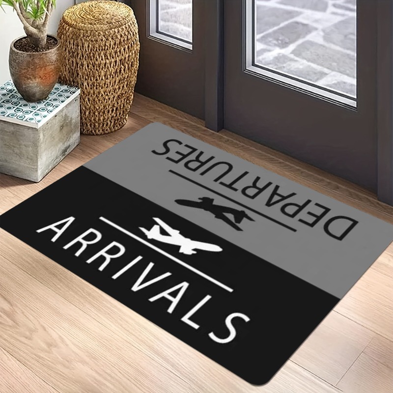 Alfombra temática de aviación, - Home Bathroom Door Signs reseña y precio