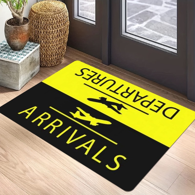 Alfombra temática de aviación, - Home Bathroom Door Signs reseña y precio