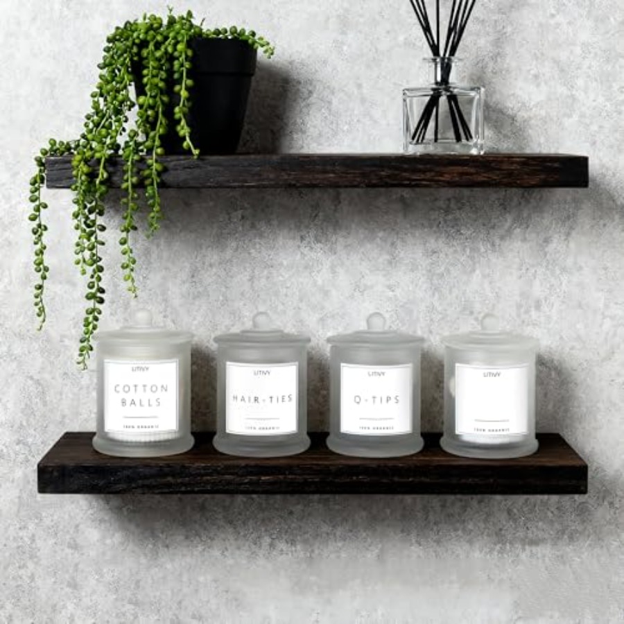 Paquete de 4 Organizadores y A - Home Bathroom Glass reseña y precio