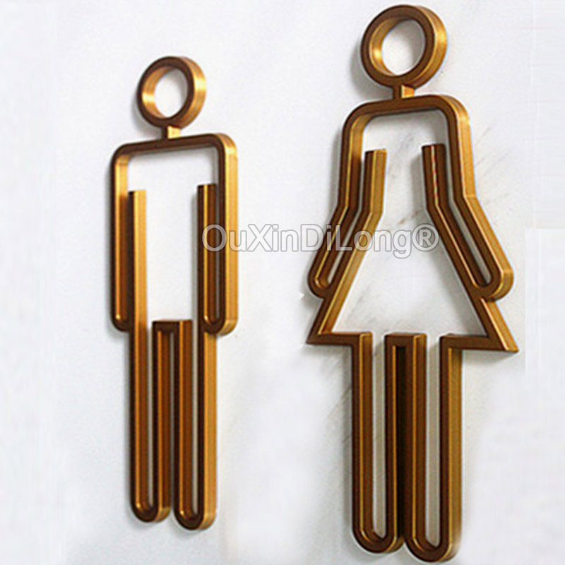Símbolo de inodoro acrílico hu - Home Bathroom Door Signs reseña y precio