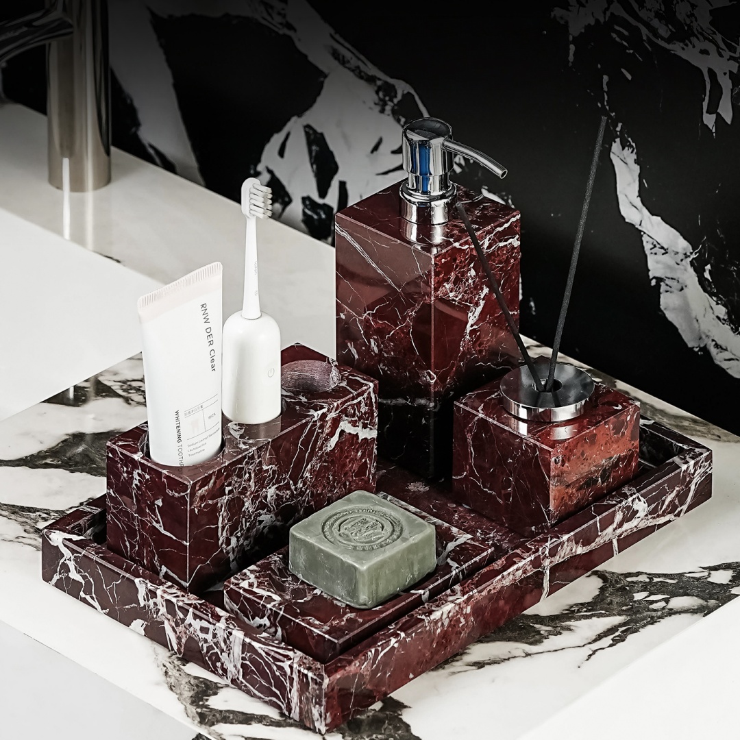 Accesorios de baño Rosa Levant - Tiny Home Bathroom Kit reseña y precio