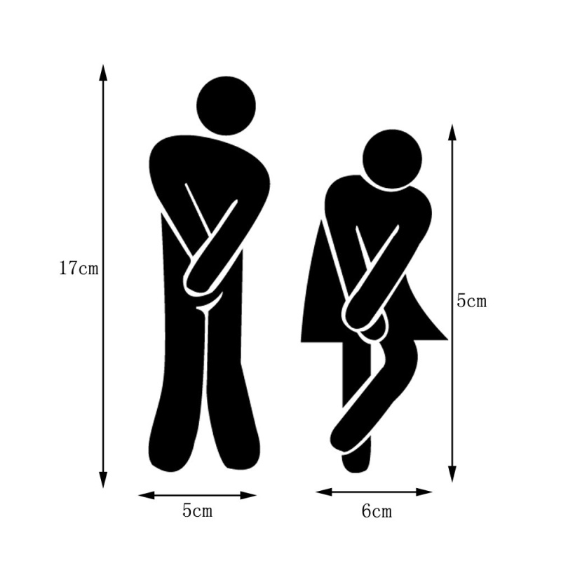 Espejo acrílico 3D para puerta - Home Bathroom Door Signs reseña y precio
