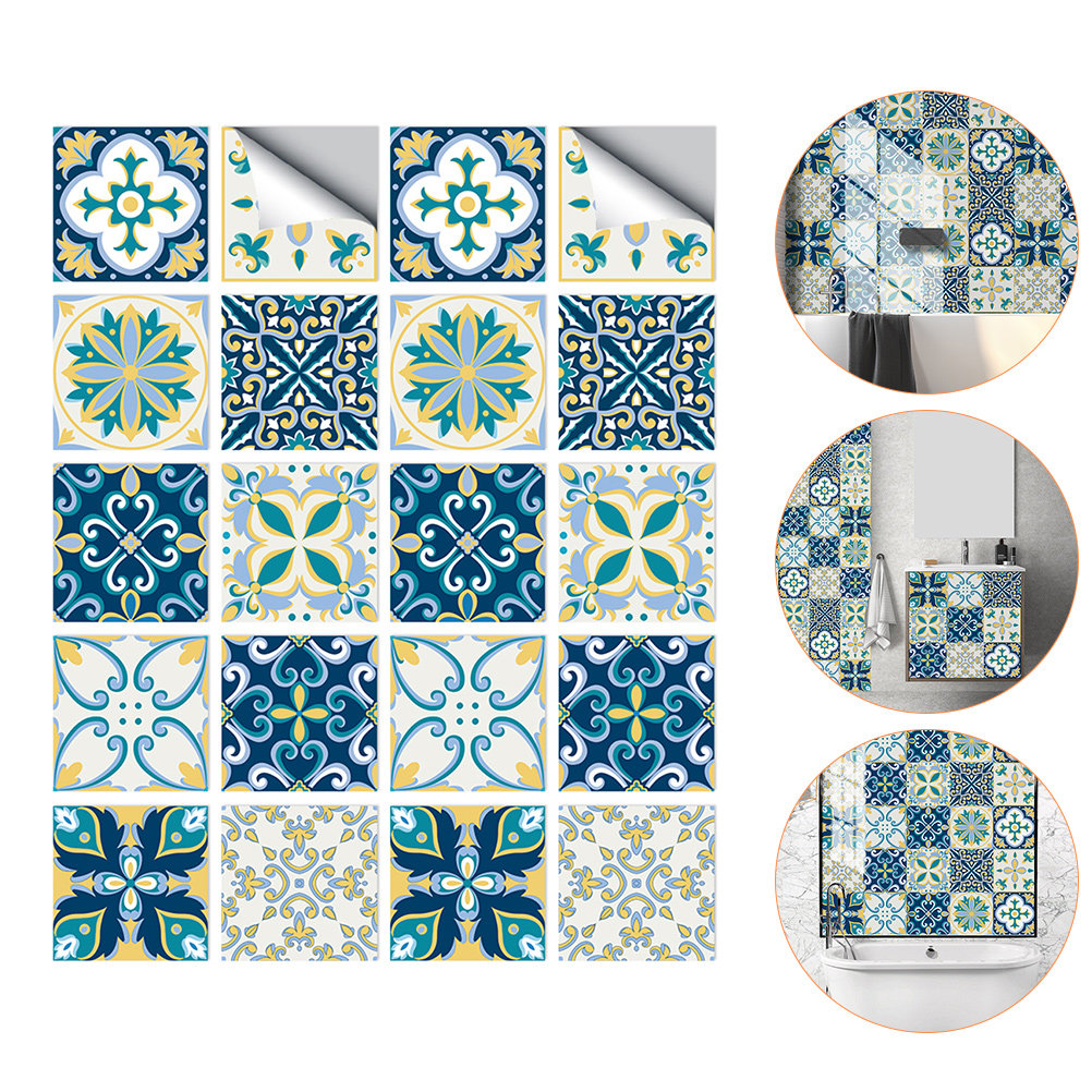 20 piezas de pegatinas de PVC  - Home Bathroom Tiles Design reseña y precio