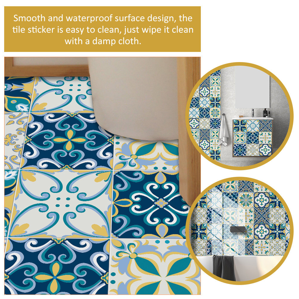 20 piezas de pegatinas de PVC  - Home Bathroom Tiles Design reseña y precio