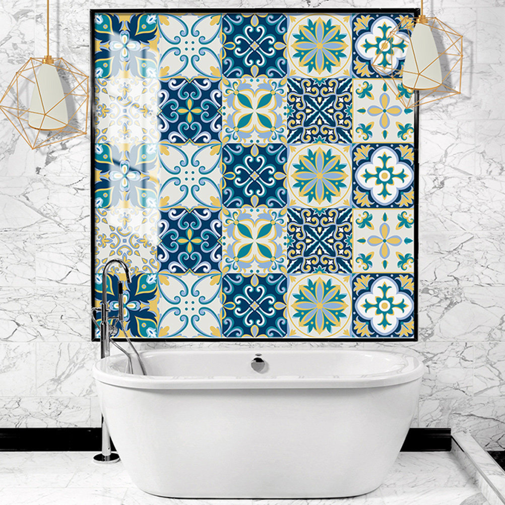 20 piezas de pegatinas de PVC  - Home Bathroom Tiles Design reseña y precio