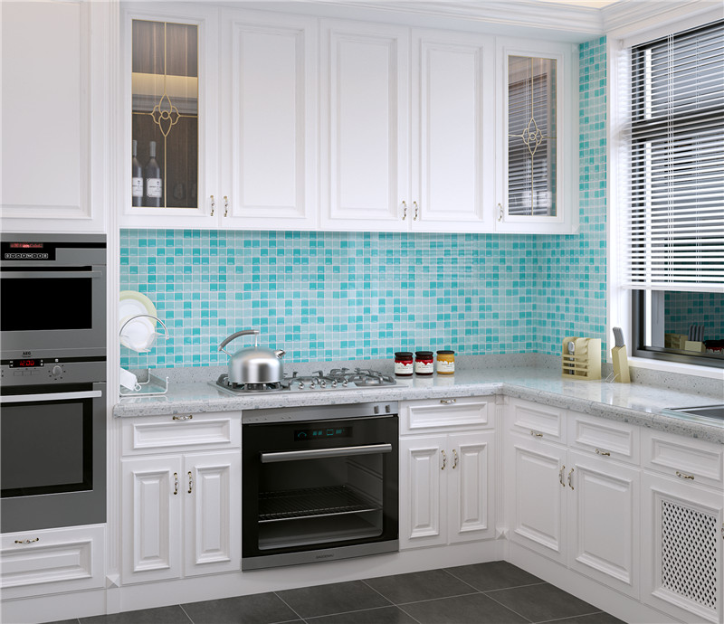 Mural de pared de mosaico 3D,  - Home Bathroom Tiles Design reseña y precio