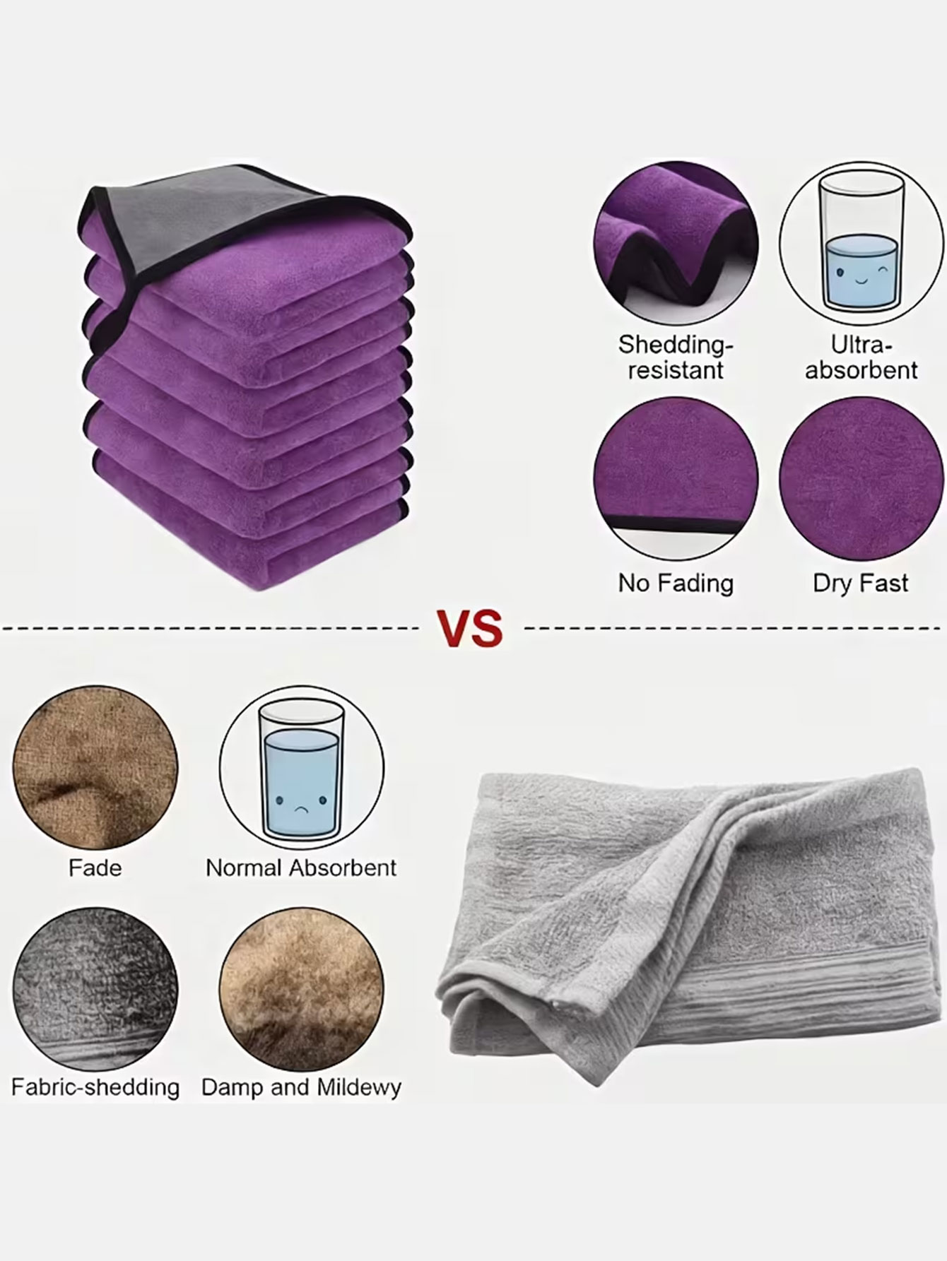 Paquete de 10 Paños de Limpiez - Home Bathroom Glass reseña y precio