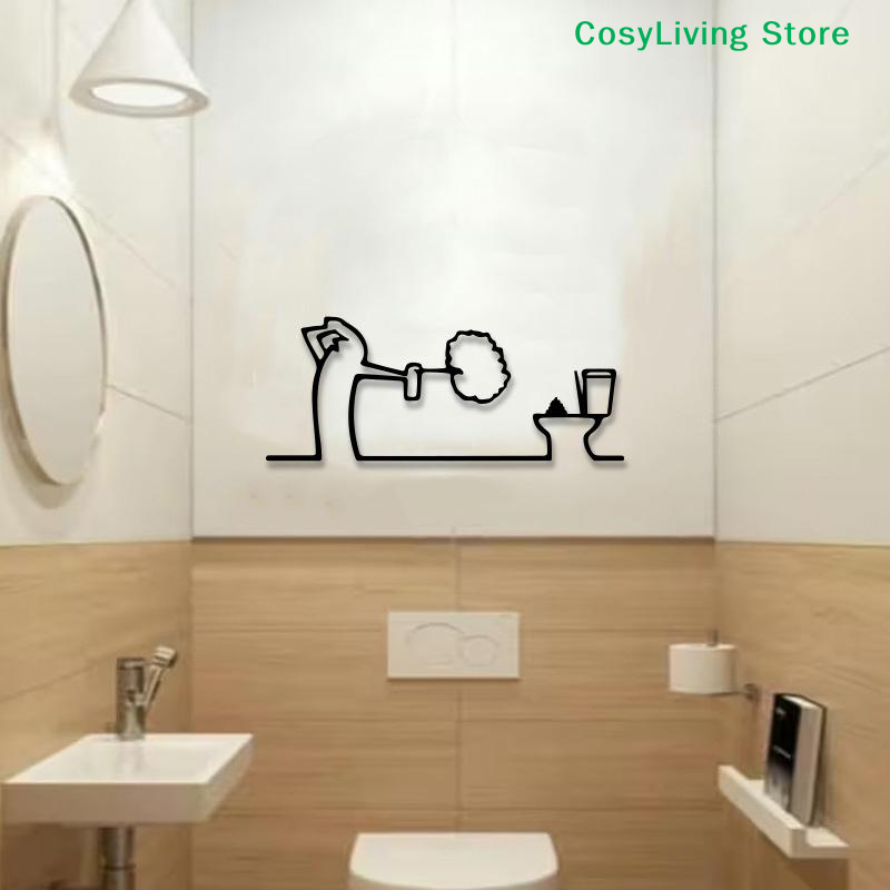 Letrero de Baño Minimalista de - Home Bathroom Door Signs reseña y precio
