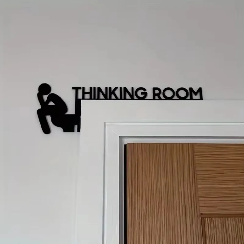 Letrero Humorístico para Puert - Home Bathroom Door Signs reseña y precio