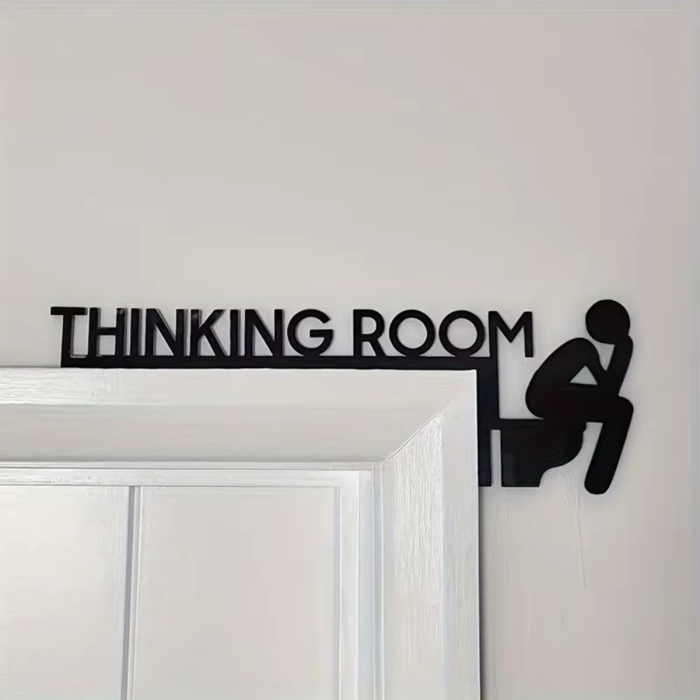 Letrero Humorístico para Puert - Home Bathroom Door Signs reseña y precio