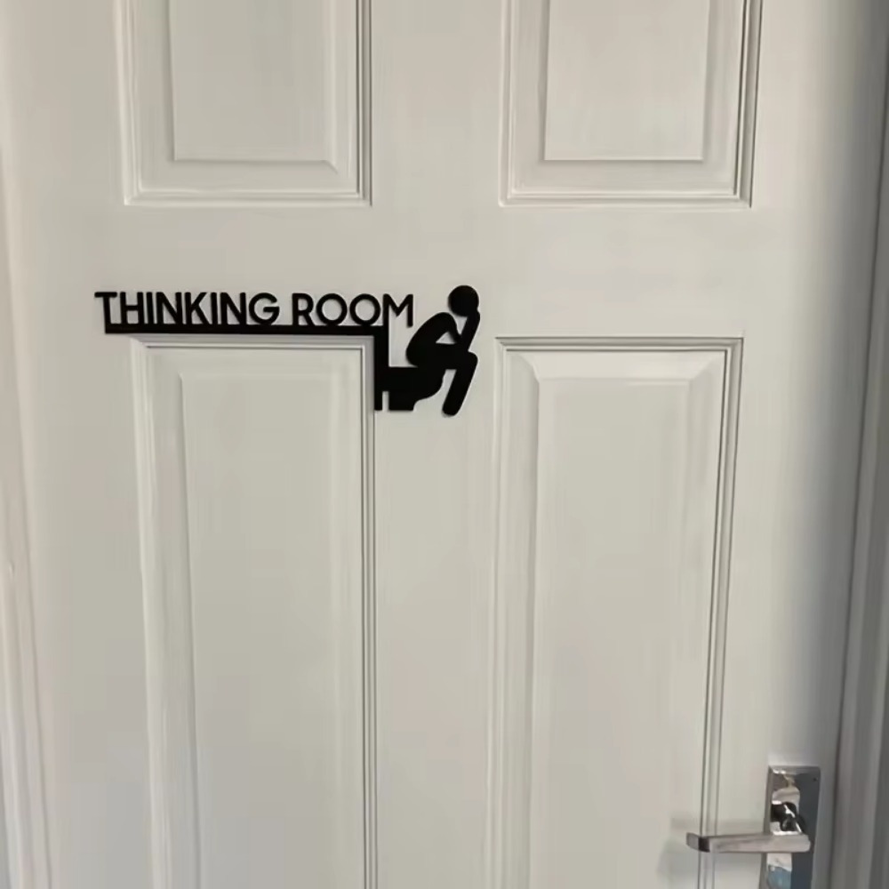 Letrero Humorístico para Puert - Home Bathroom Door Signs reseña y precio