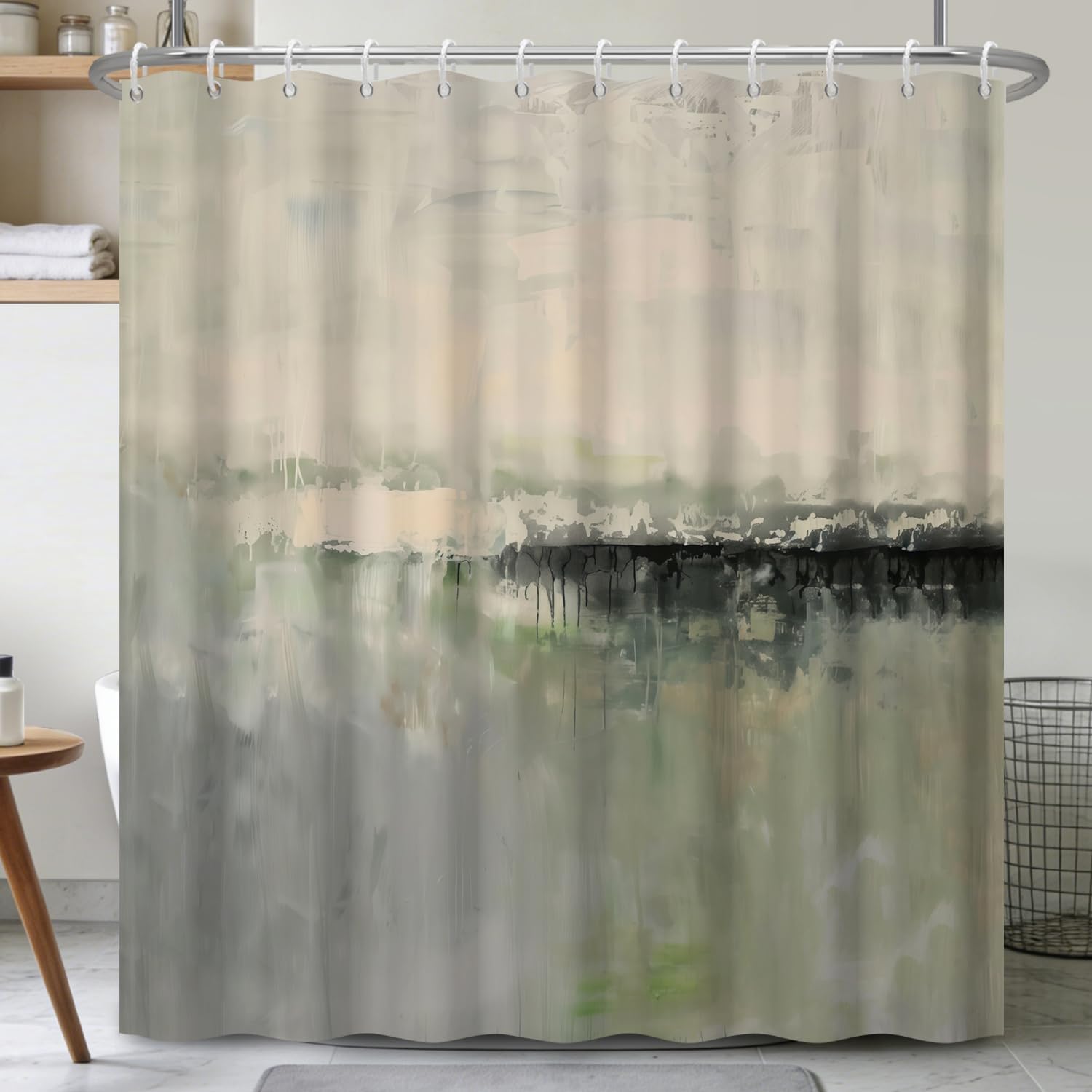Cortina de Ducha Impermeable c - Home Bathroom Spa Ideas reseña y precio