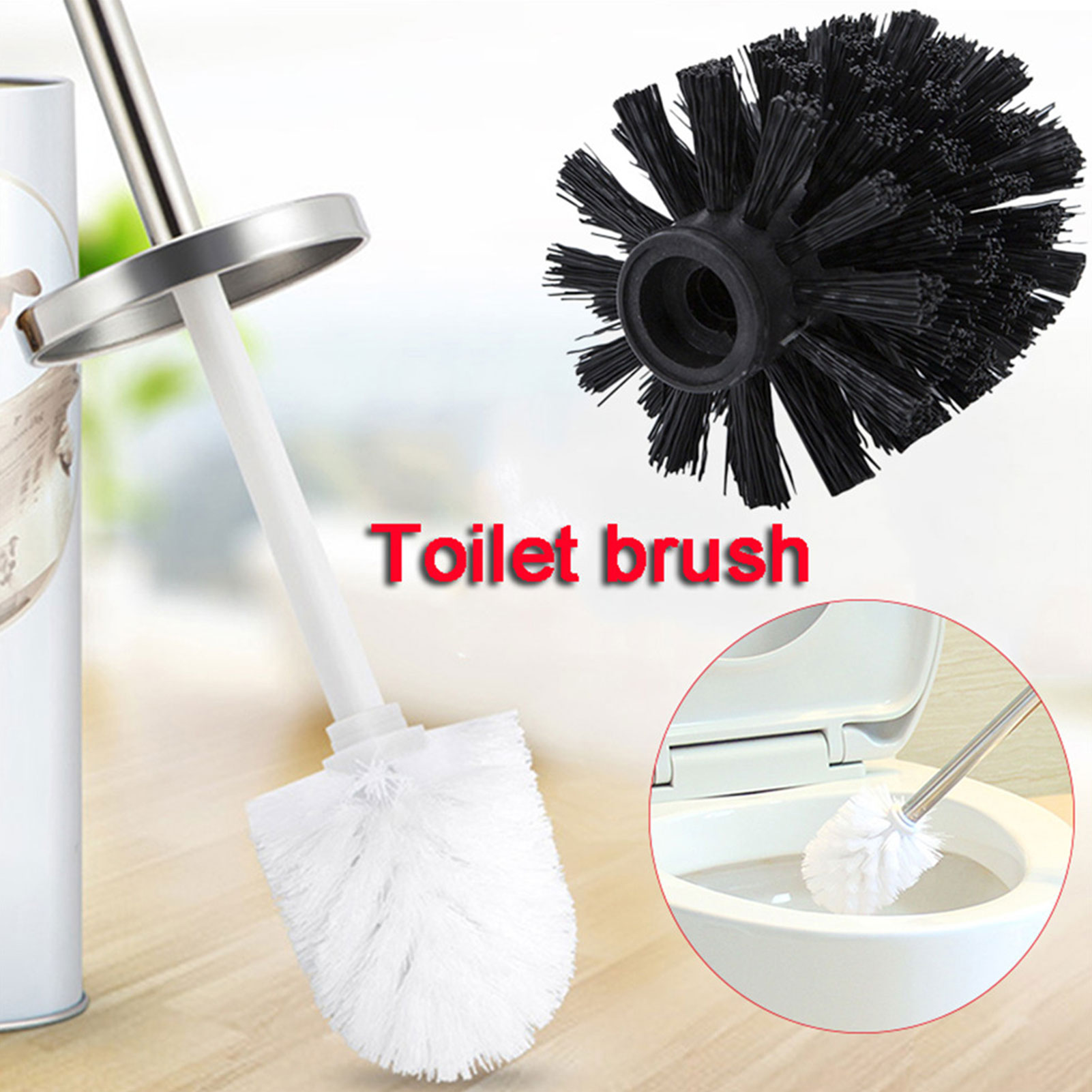 Soporte Universal para cabezal - Toilet Brush Holder reseña y precio