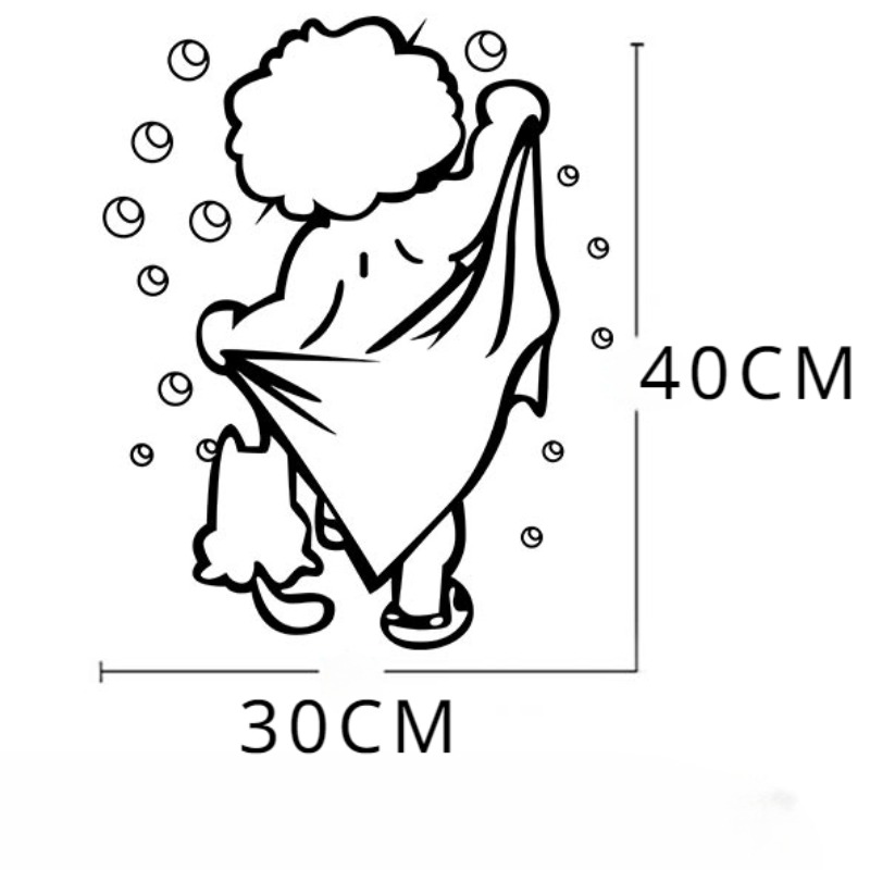 Pegatinas de pared impermeable - Tiny Home Bathroom Kit reseña y precio