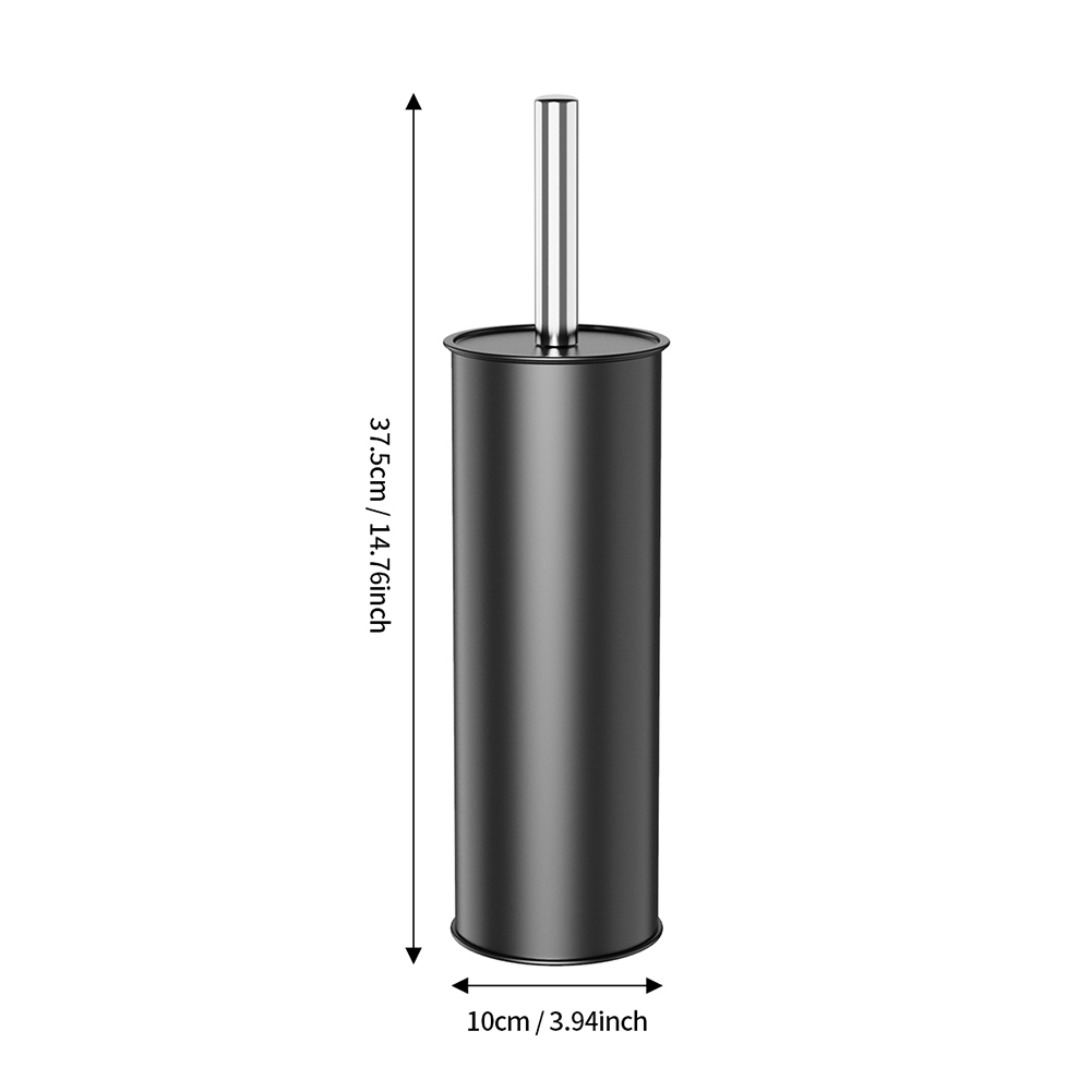 Cepillo de inodoro negro con s - Toilet Brush Holder reseña y precio