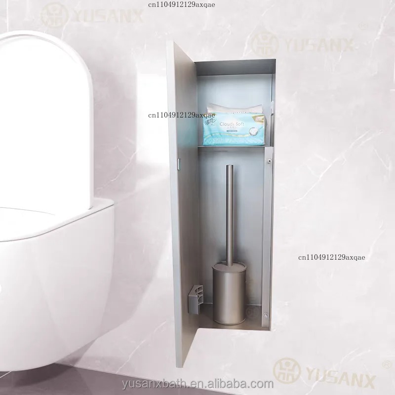 Soporte oculto de acero inoxid - Toilet Brush Holder reseña y precio