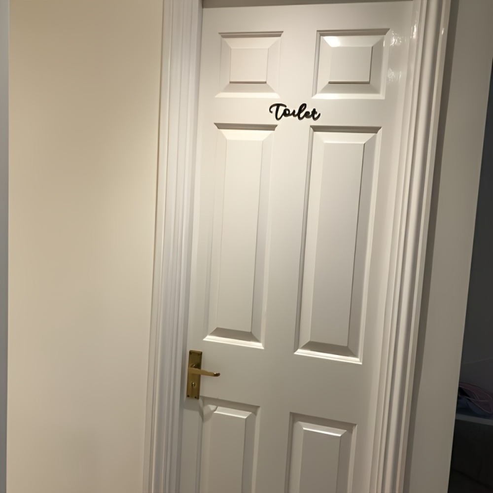 CIFBUY Letrero de plástico mod - Home Bathroom Door Signs reseña y precio