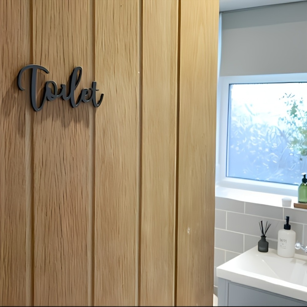 CIFBUY Letrero de plástico mod - Home Bathroom Door Signs reseña y precio